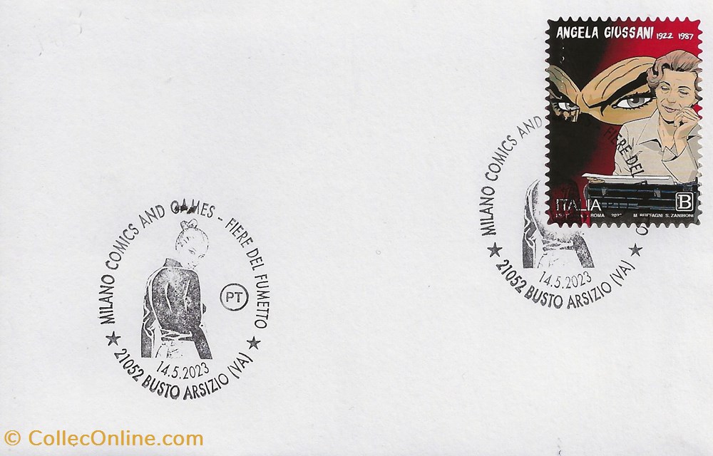 timbres busto arsizio italie 2023 fiera del fumetto milano comics games