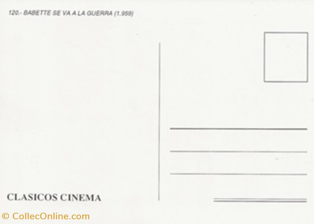 cartes postales autres babette goes to war