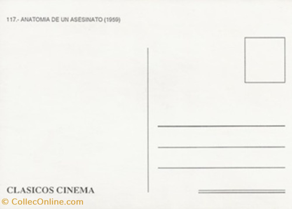 Anatomy of a murder cartes postales autres anatomy of a murder