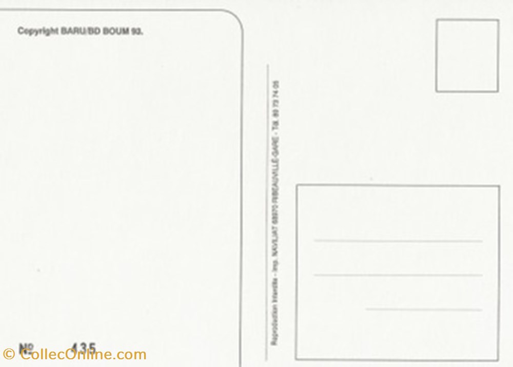 Blois (41) 1993 cartes postales bande dessinee blois 41 1993