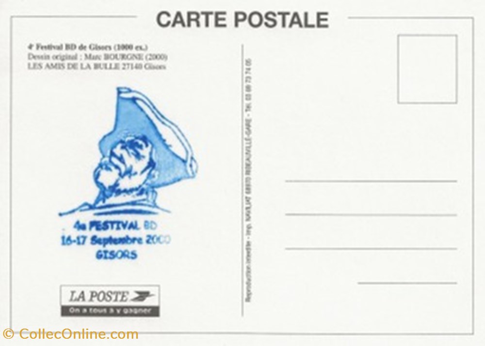 Gisors (27) 2000 cartes postales bande dessinee gisors 27 2000