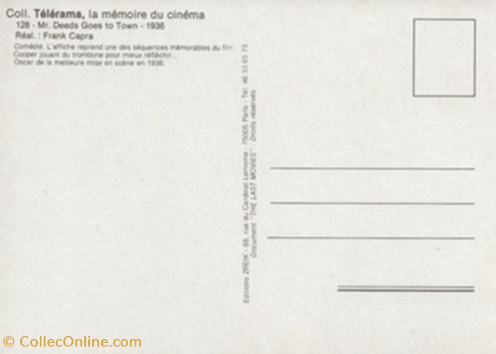 L'extravagant Mr Deeds cartes postales autres l extravagant mr deeds
