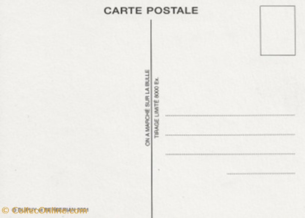cartes postales bande dessinee amiens 80 2001