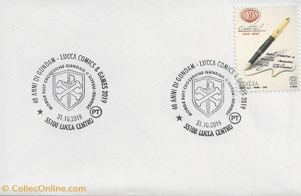 Lucca (Italie) 2019 Lucca comics & games timbres lucca italie 2019 lucca comics games