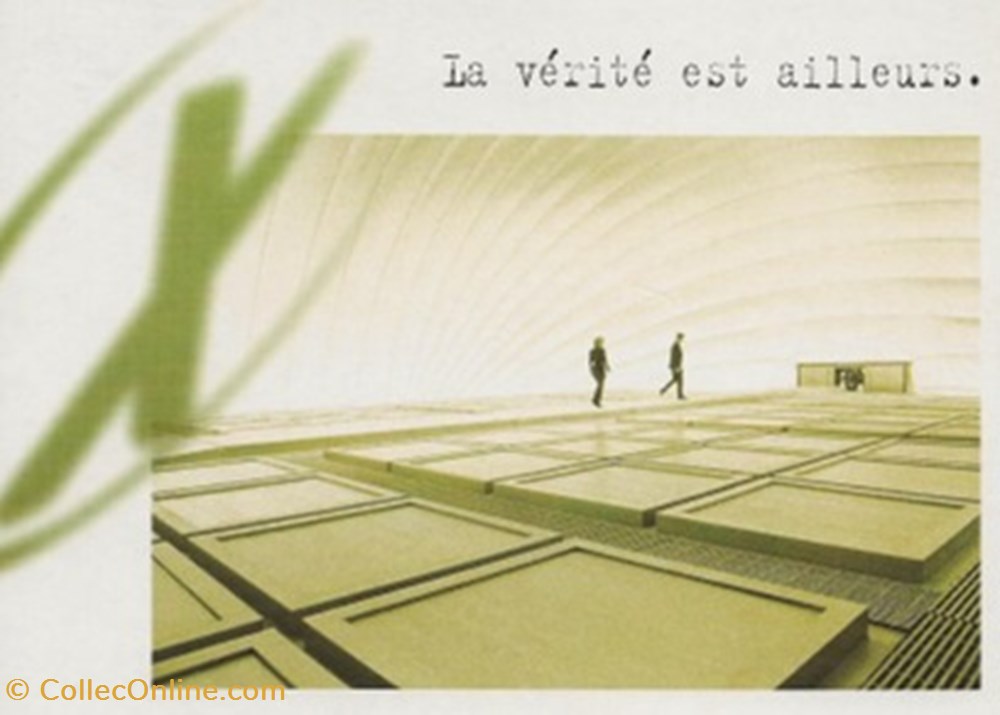 The X files 5 cartes postales autres the x files