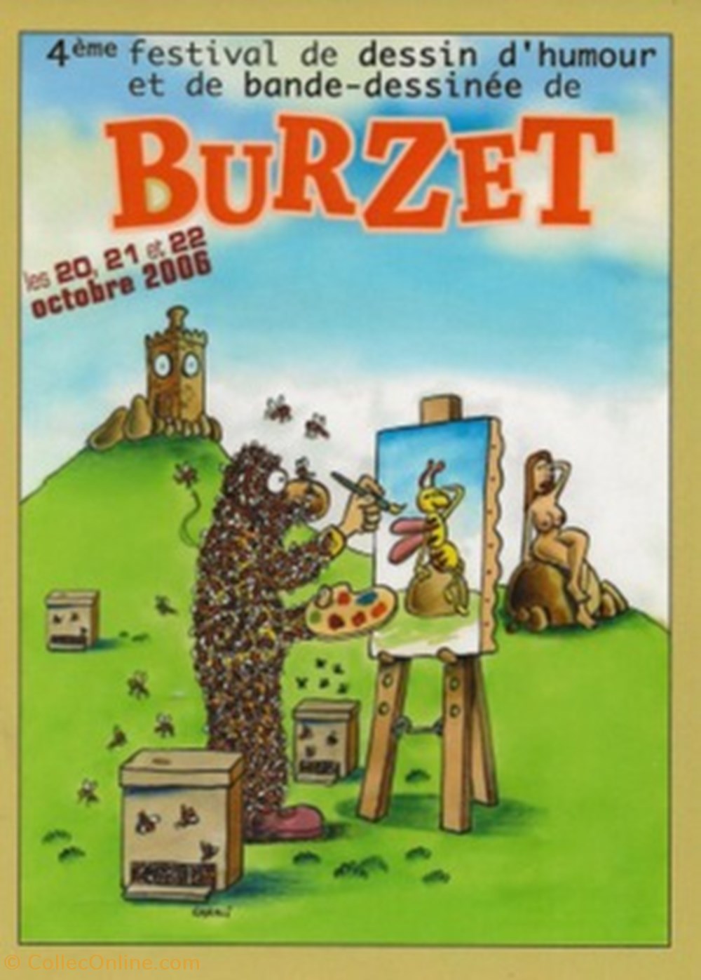 Burzet (07) 2006 cartes postales bande dessinee burzet 07 2006