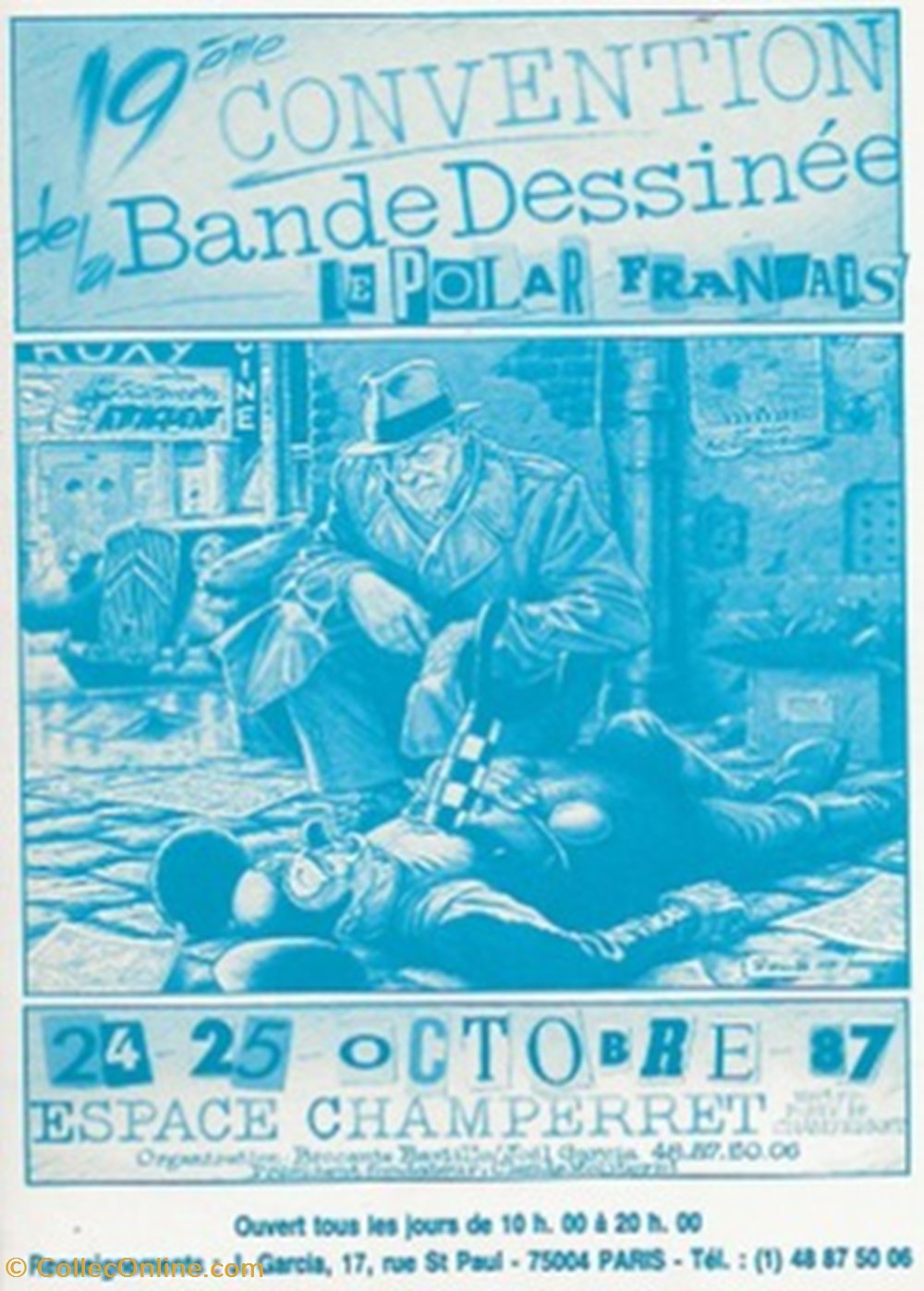 Paris (75) 1987 cartes postales bande dessinee paris 75 1987