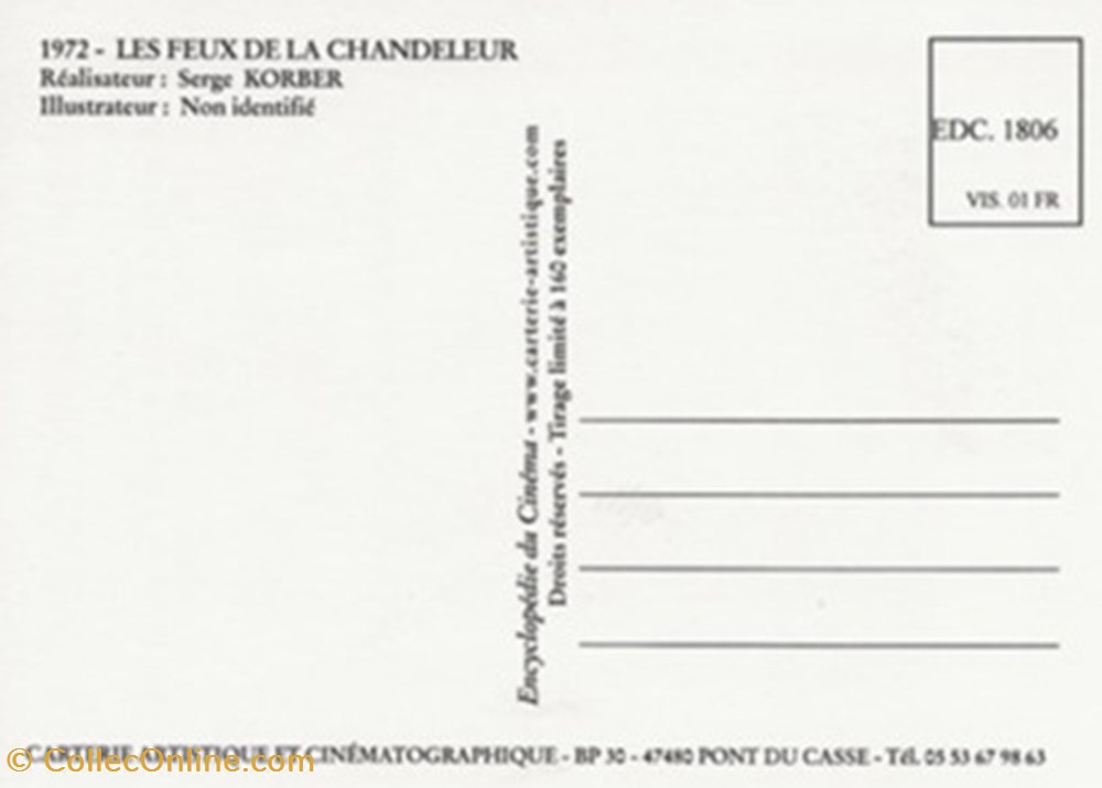 Les feux de la chandeleur cartes postales autres les feux de la chandeleur