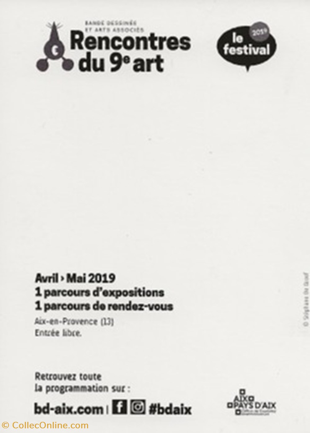 cartes postales bande dessinee aix en provence 13 2019