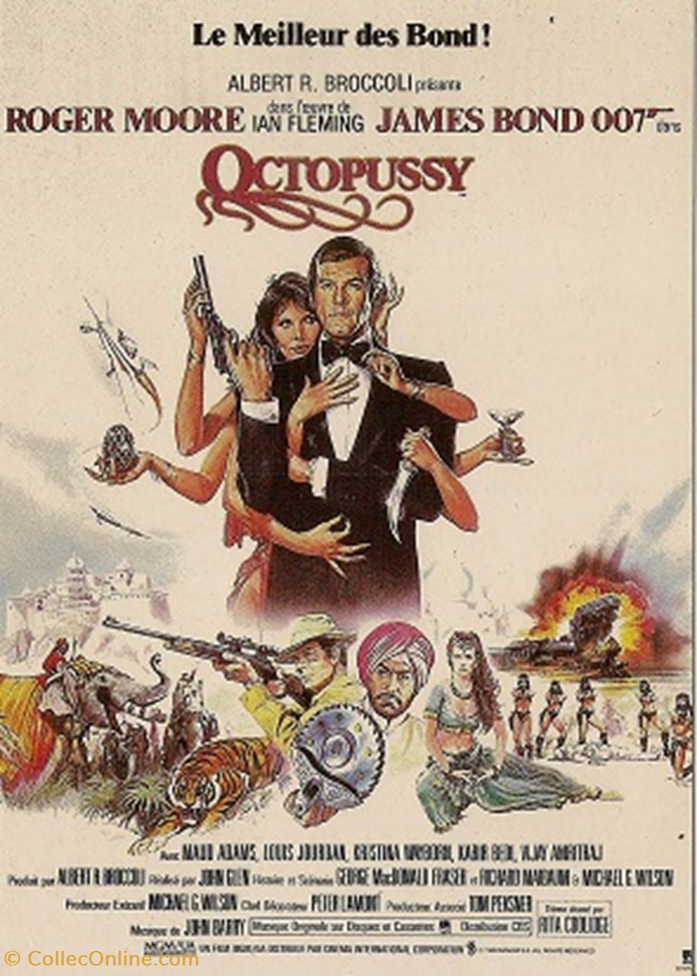 Octopussy cartes postales autres octopussy