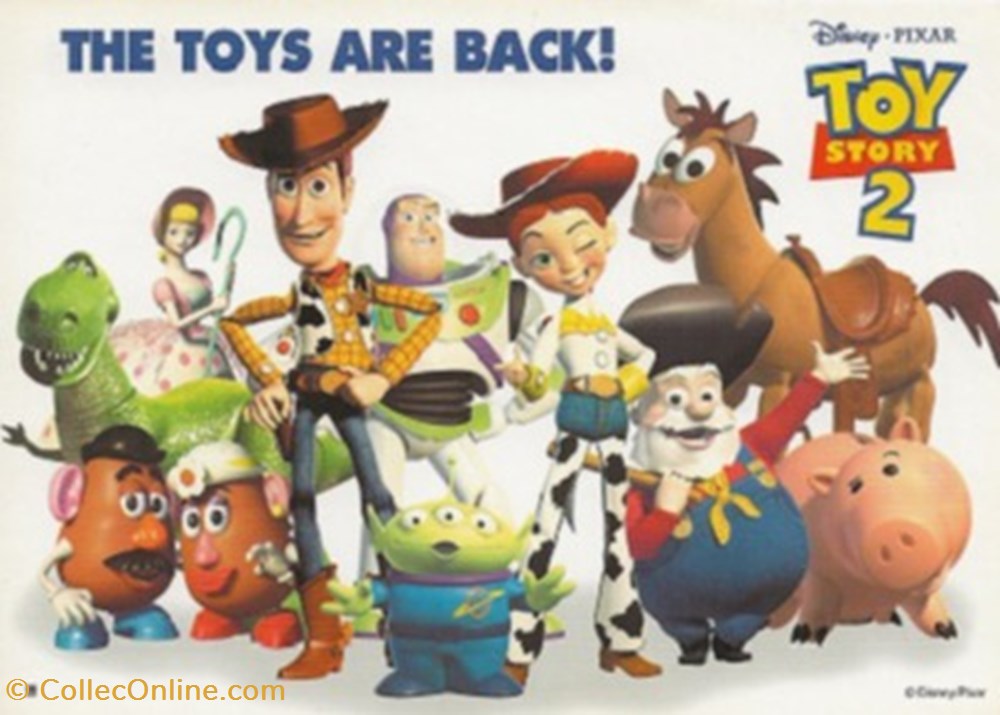 Toy story 2 cartes postales autres toy story 2