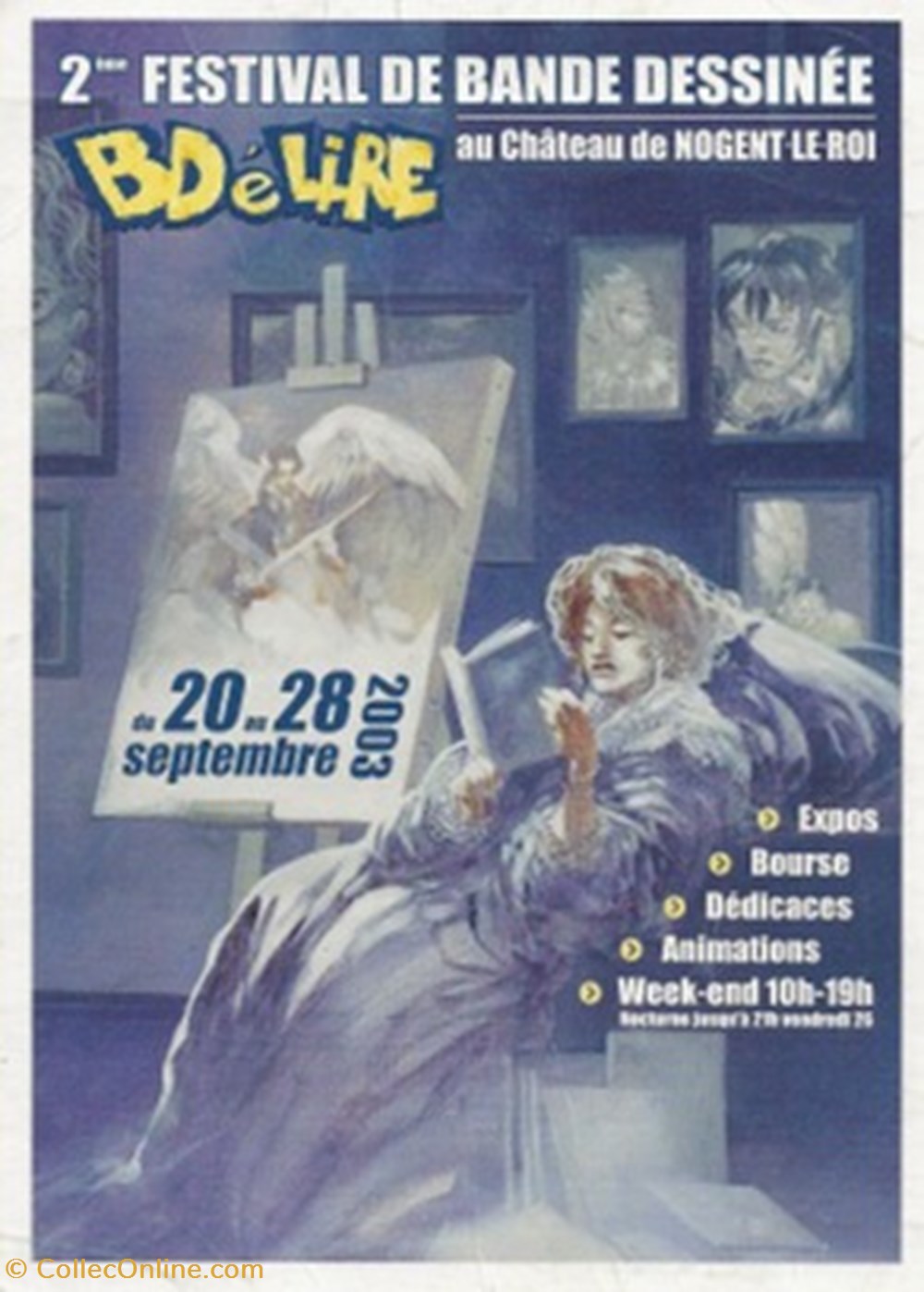 cartes postales bande dessinee nogent le roi 28 2003