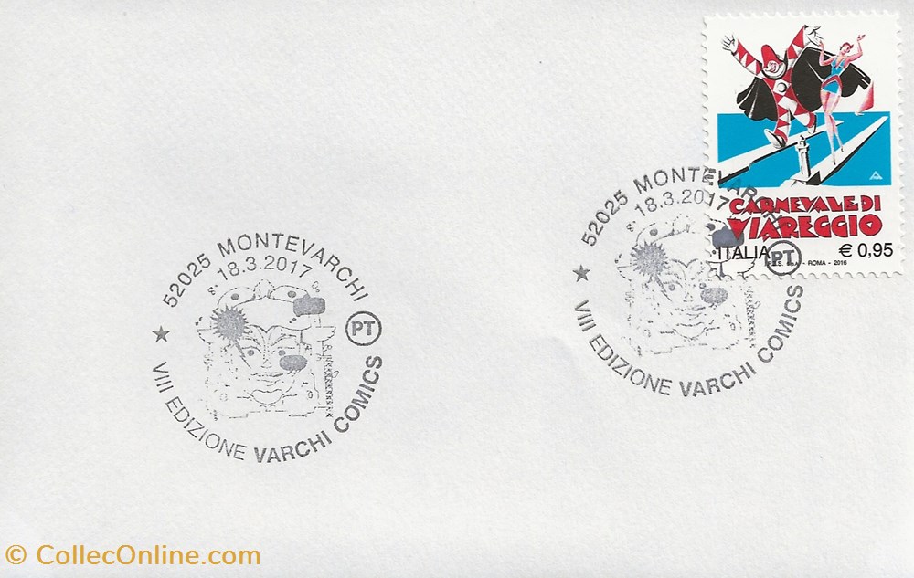 Montevarchi (Italie) 2017 VIII Edizione varchi comics timbres montevarchi italie 2017 viii edizione varchi comics