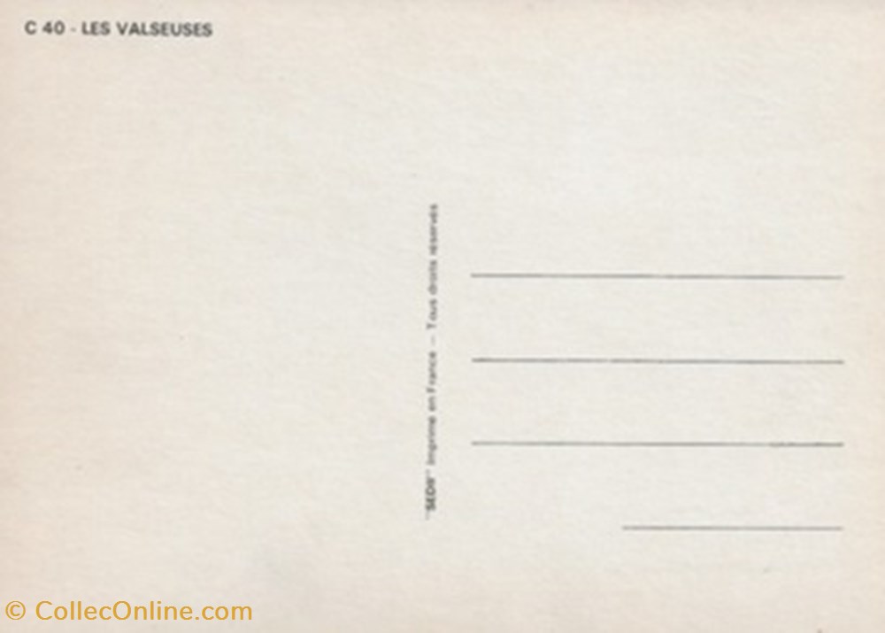Les valseuses cartes postales autres les valseuses