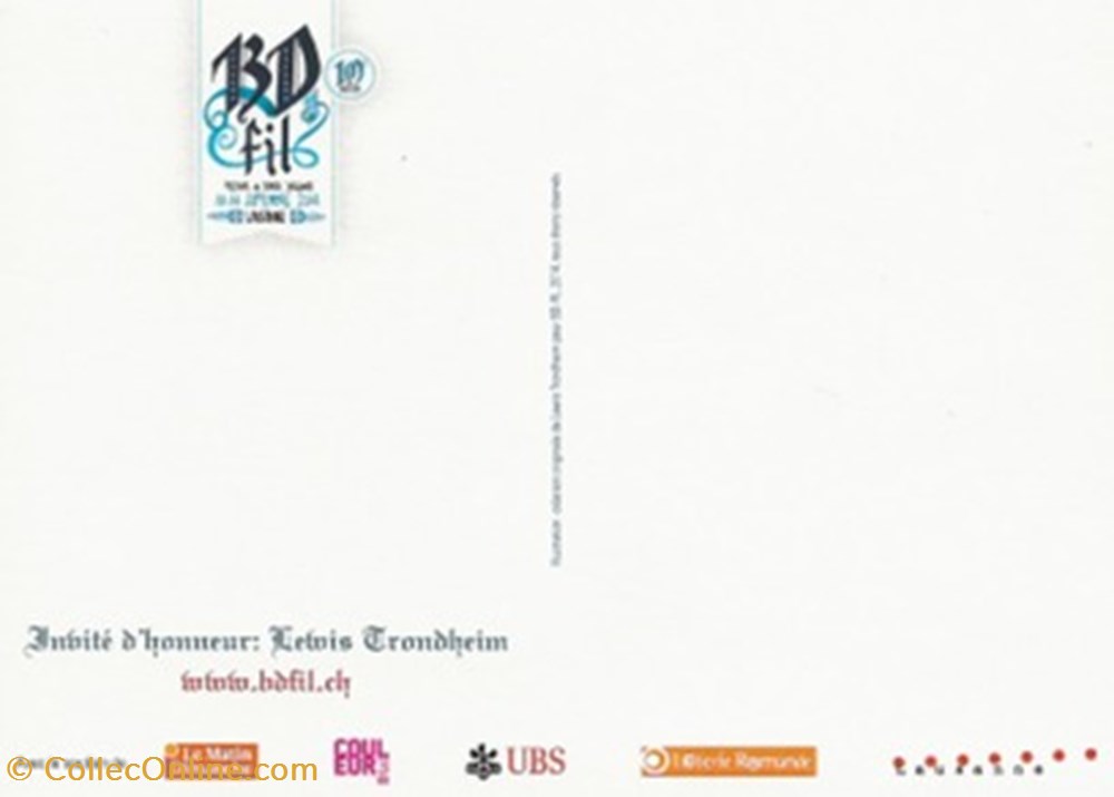 Lausanne (Suisse) 2014 cartes postales bande dessinee lausanne suisse 2014