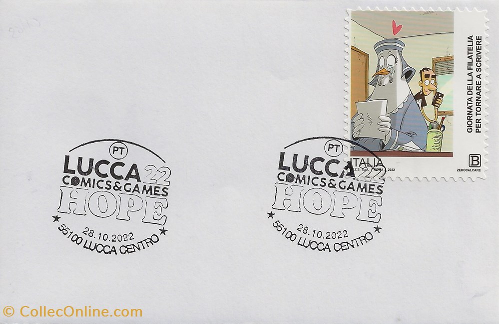 Lucca (Italie) 2022 Lucca comics & games 5 timbres lucca italie 2022 lucca comics games