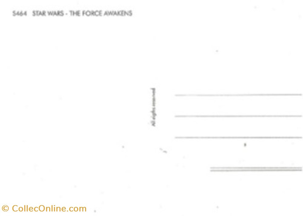 Star wars, the force awakens cartes postales autres star wars the force awakens