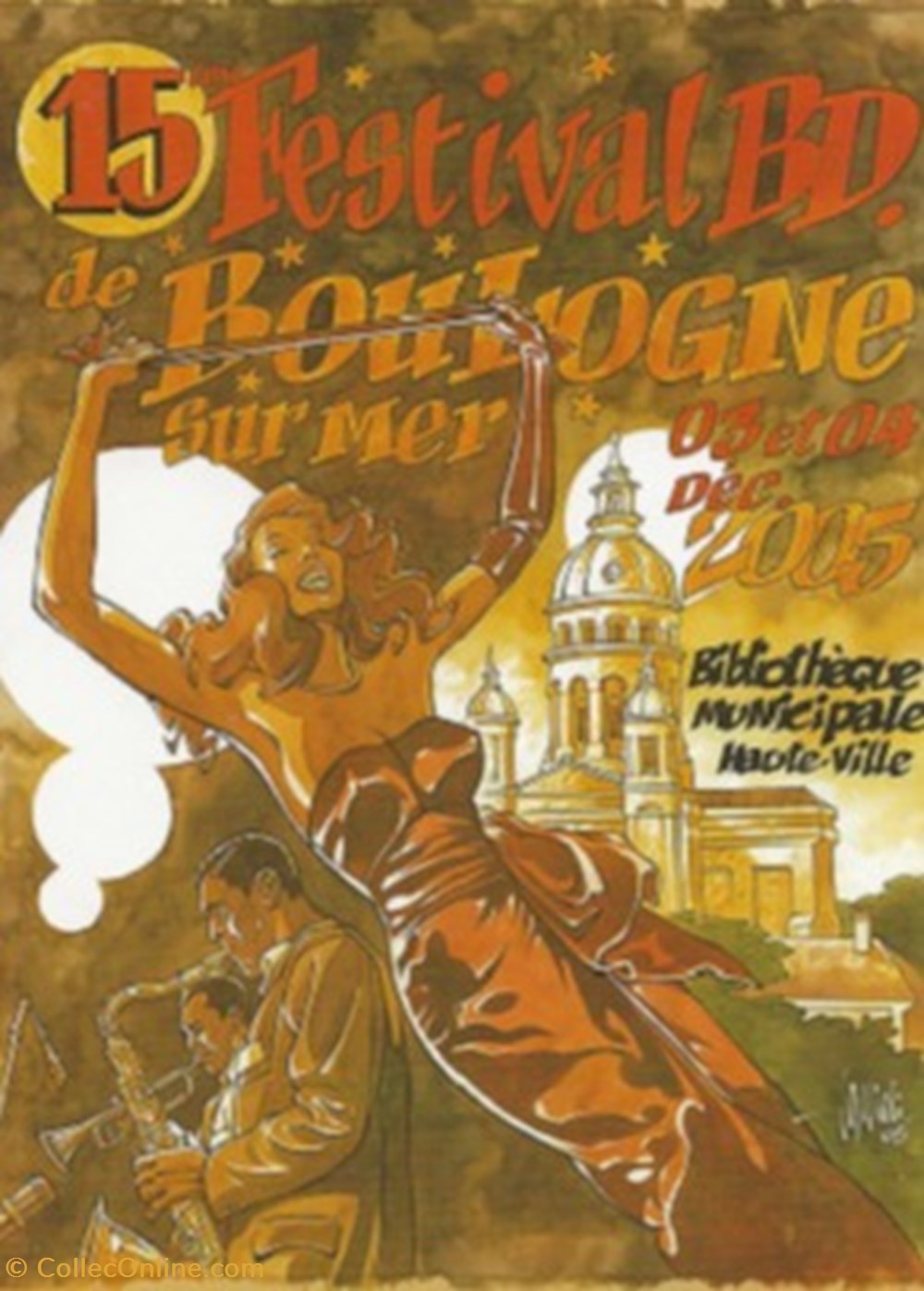cartes postales bande dessinee boulogne sur mer 62 2005