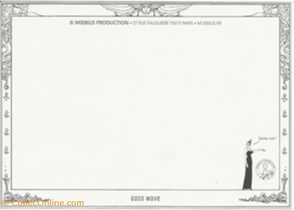 cartes postales bande dessinee moebius