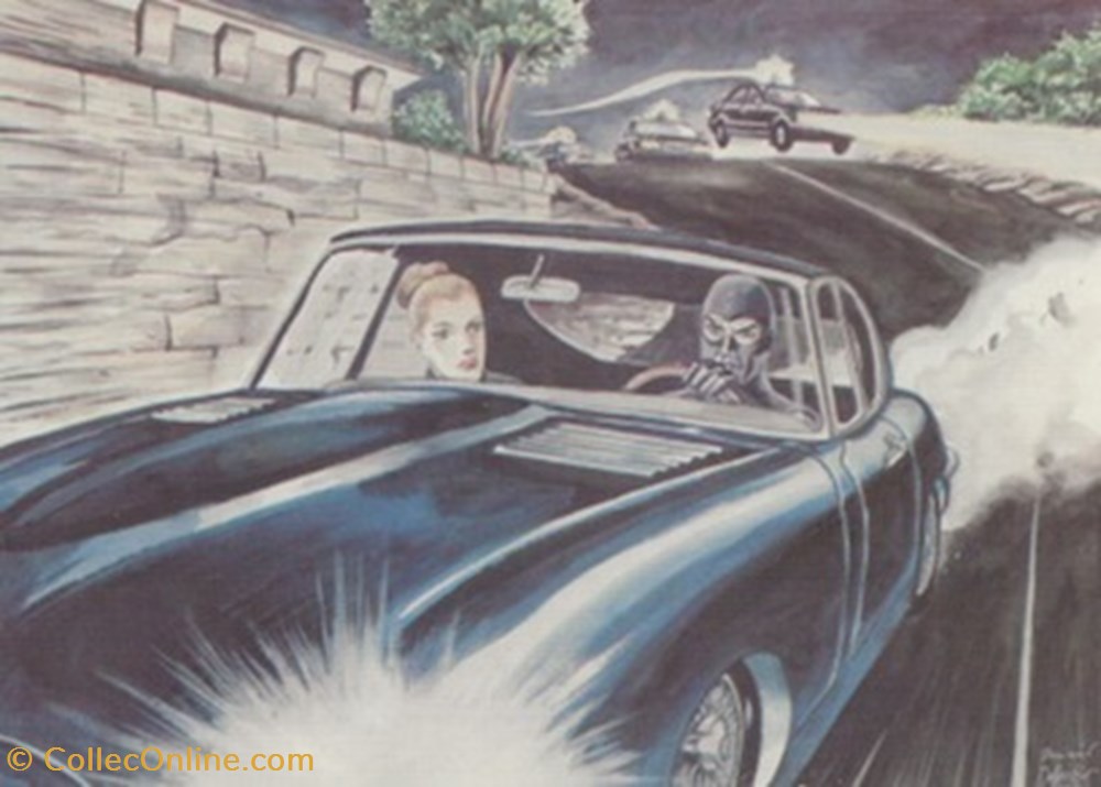 Diabolik cartes postales bande dessinee diabolik