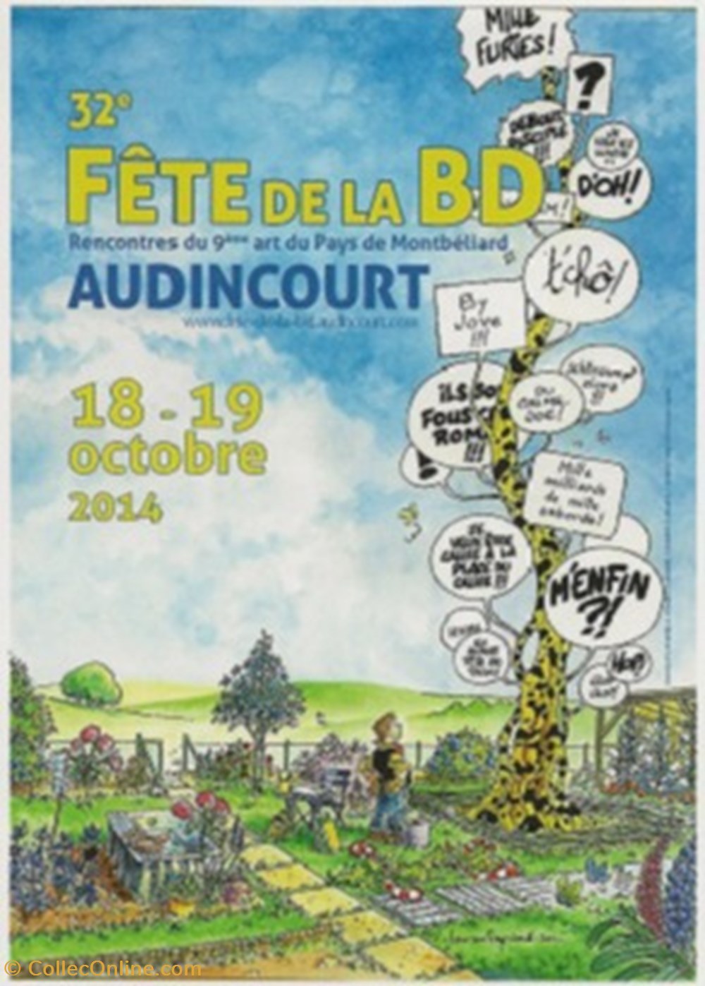 Audincourt (25) 2014 cartes postales bande dessinee audincourt 25 2014