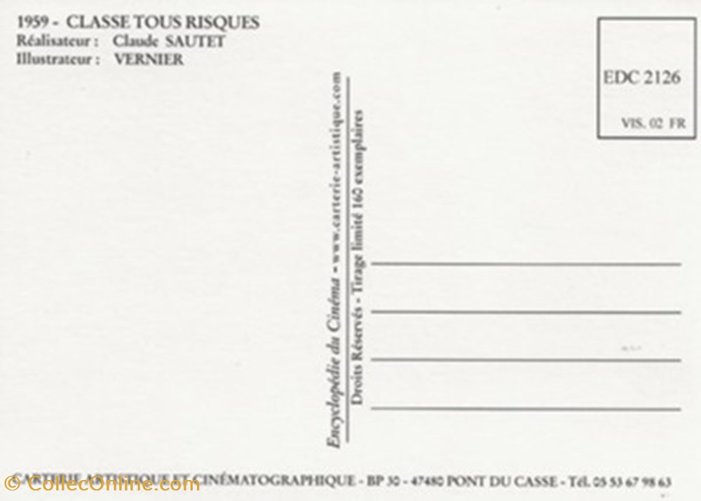 Classe tous risques cartes postales autres classe tous risques