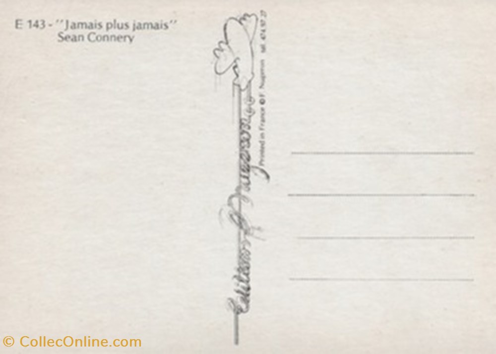 Jamais plus jamais cartes postales autres jamais plus jamais