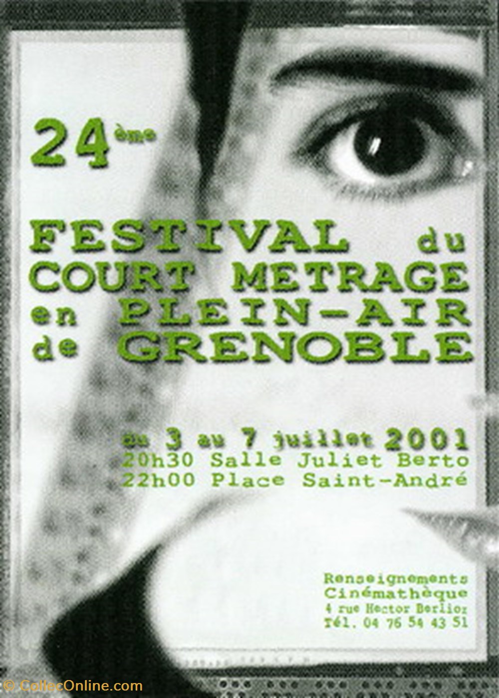 cartes postales autres grenoble festival du court metrage de plein air 2001