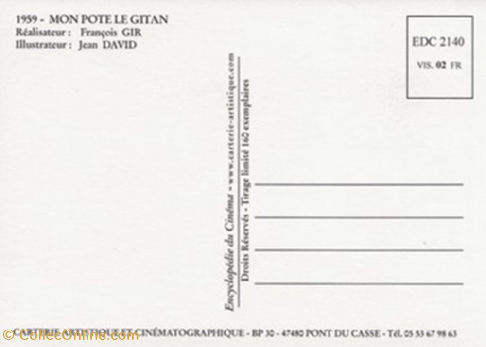 Mon pote le gitan cartes postales autres mon pote le gitan