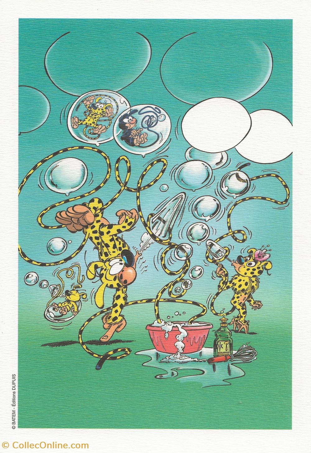 ZZ ex libris de Batem cartes postales bande dessinee zz ex libris de batem