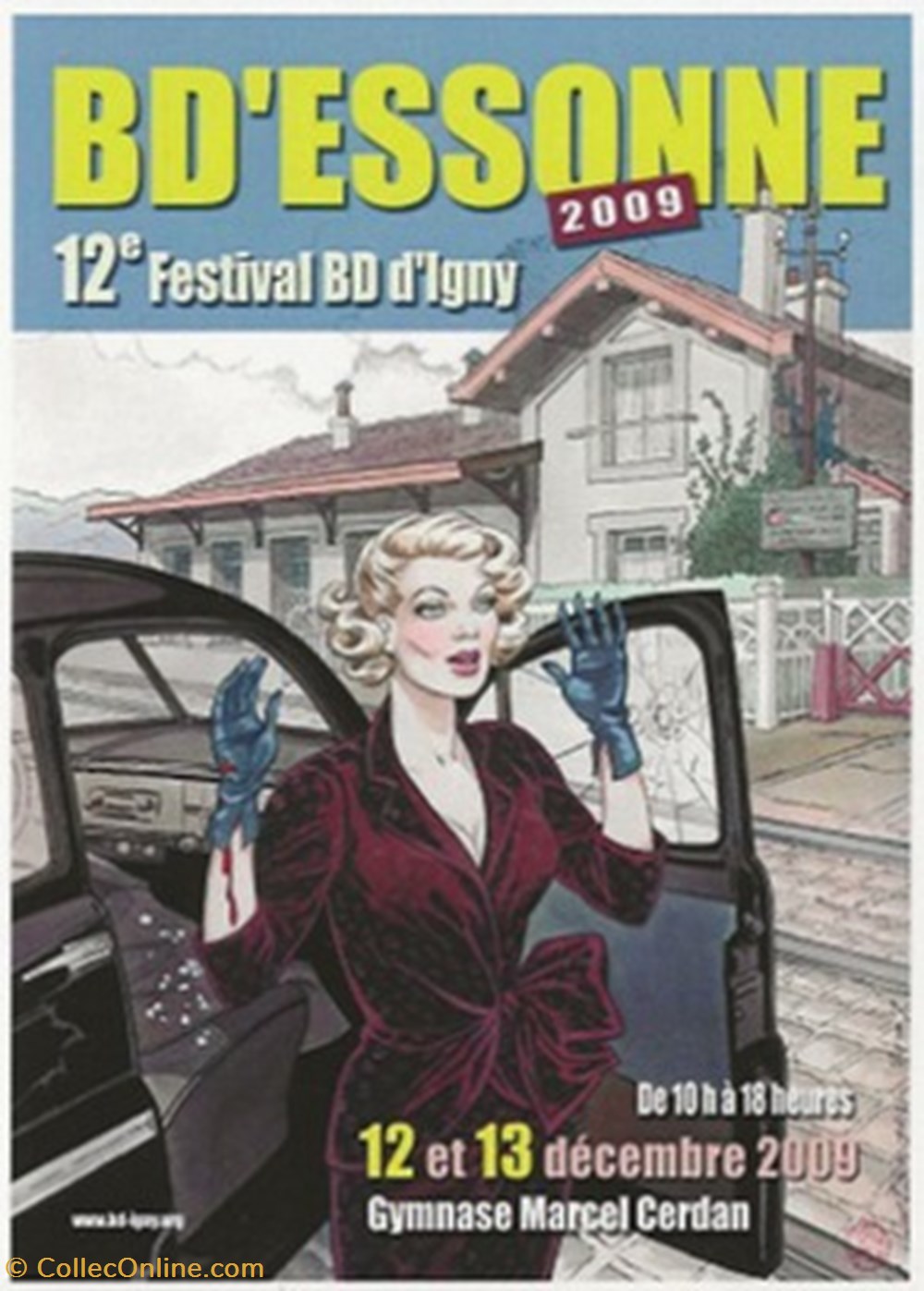 cartes postales bande dessinee igny 91 2009