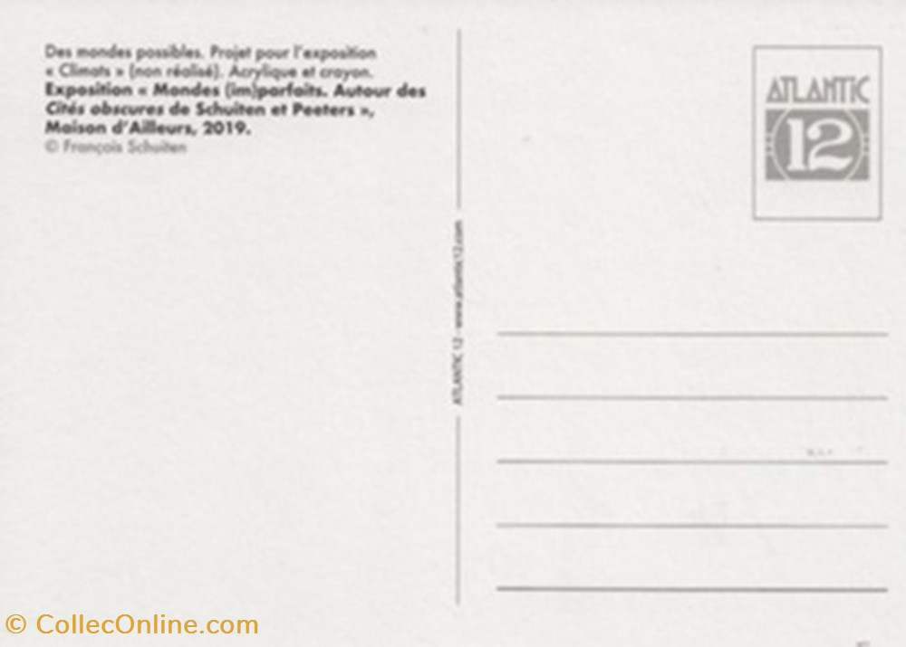 François Schuiten cartes postales bande dessinee francois schuiten