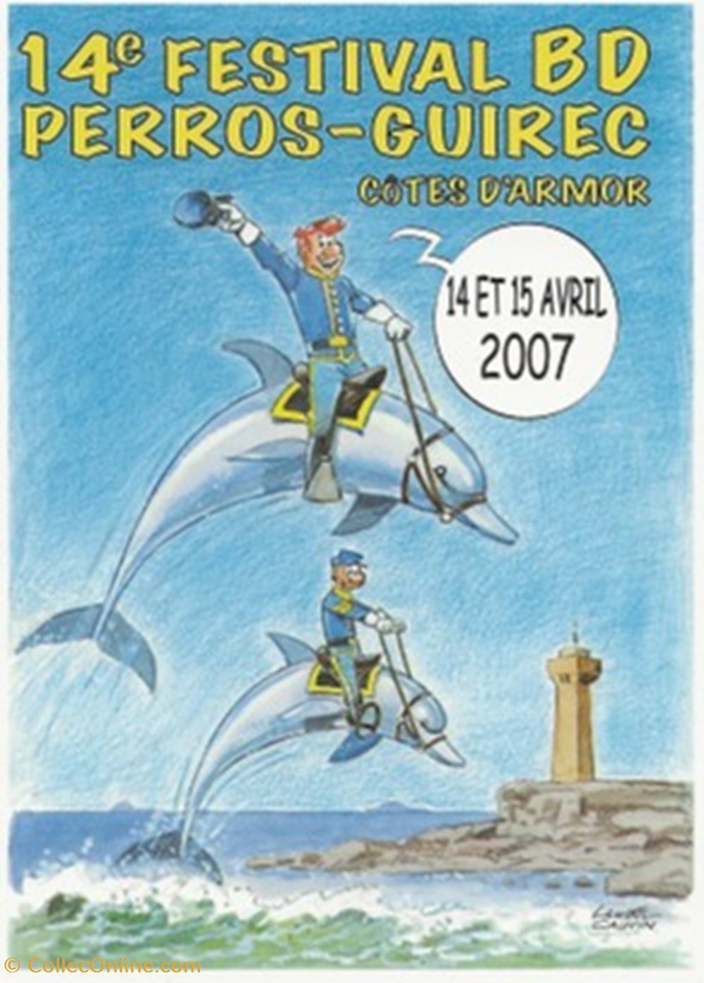 cartes postales bande dessinee perros guirrec 22 2007