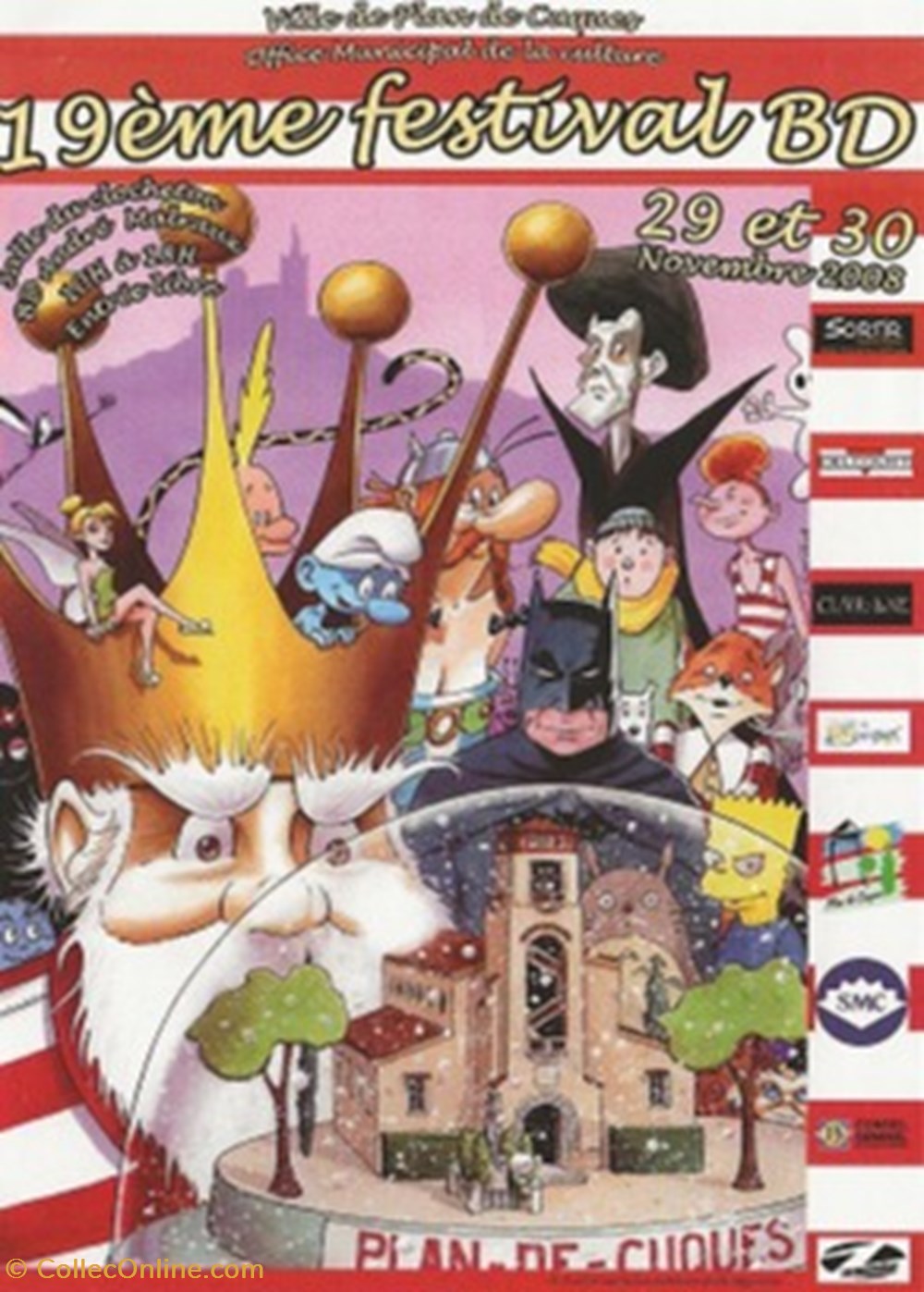 Plan de Cuques (13) 2008 cartes postales bande dessinee plan de cuques 13 2008