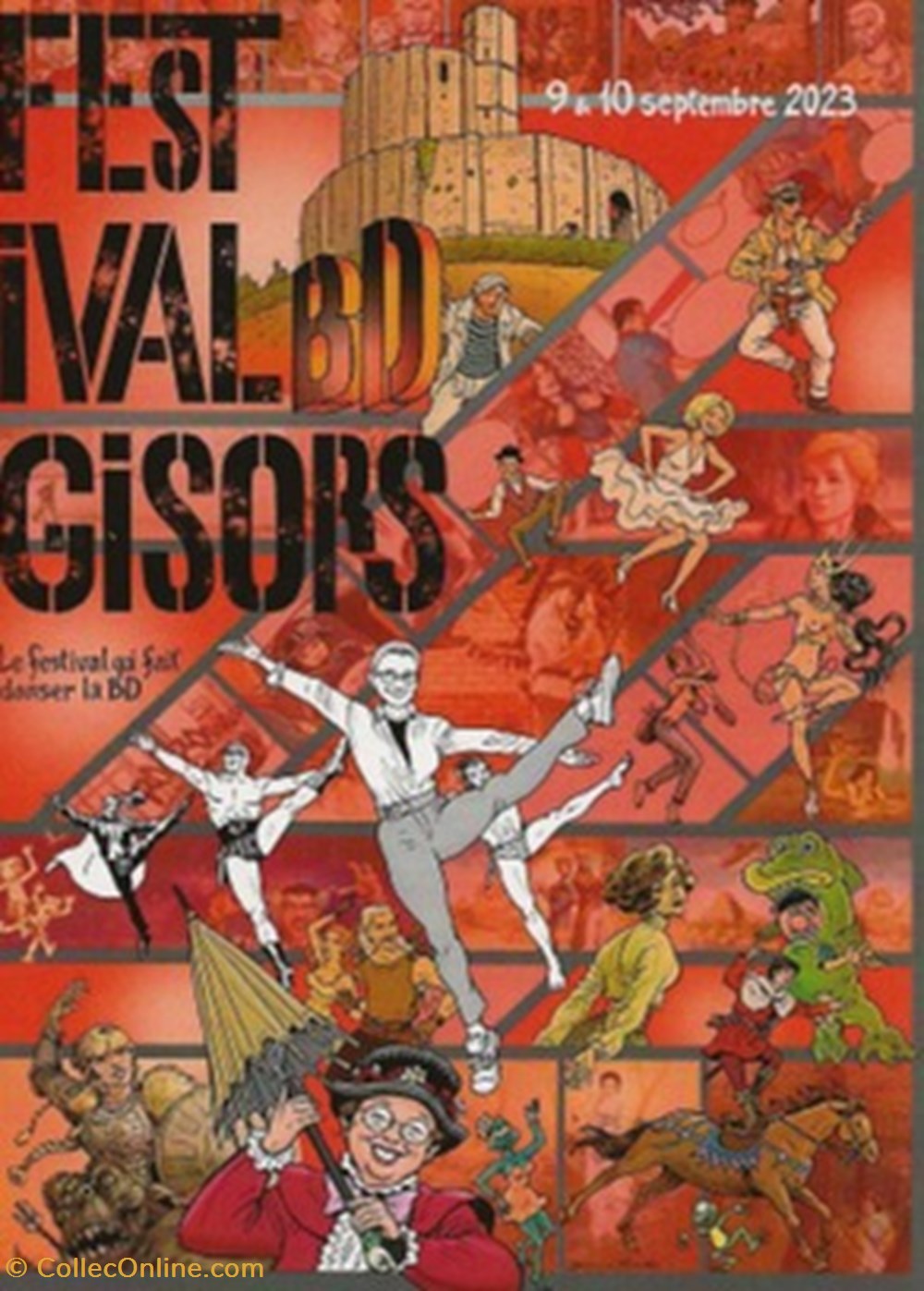 cartes postales bande dessinee gisors 27 2023
