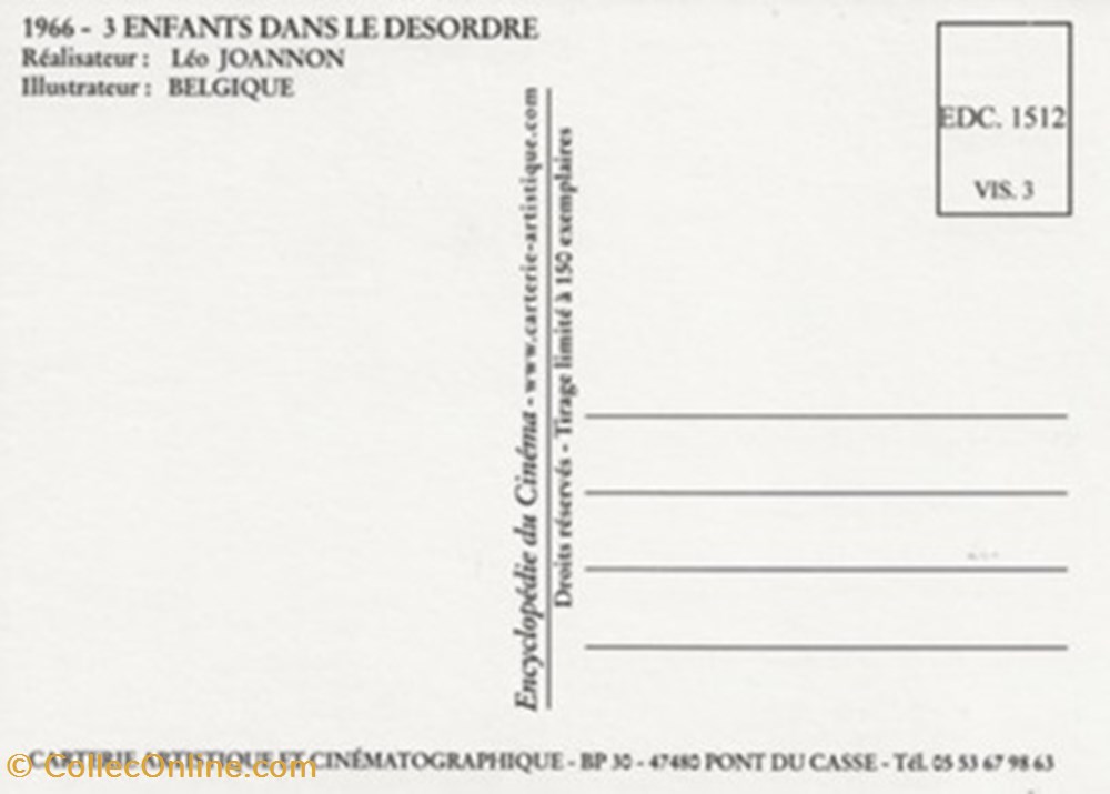 cartes postales autres 3 enfants dans le desordre