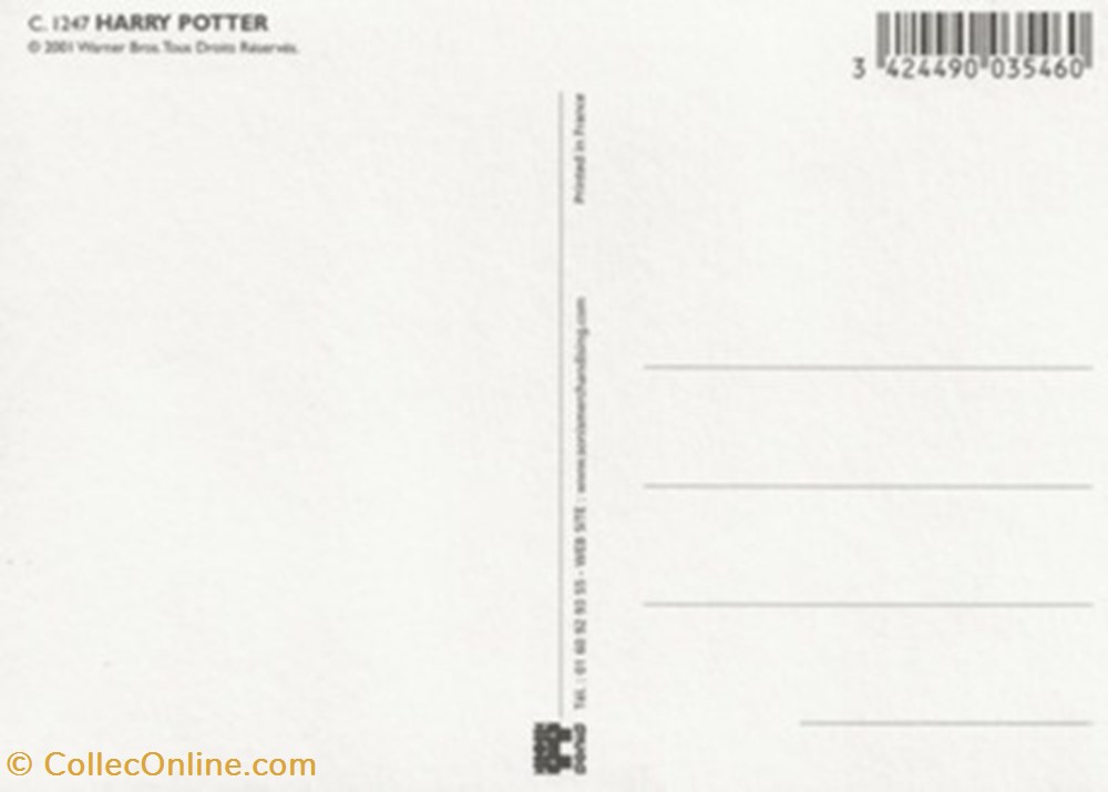 cartes postales autres harry potter a ecole des sorciers