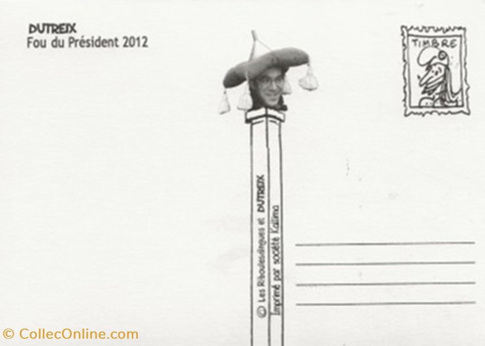 Burzet (07) 2012 cartes postales bande dessinee burzet 07 2012