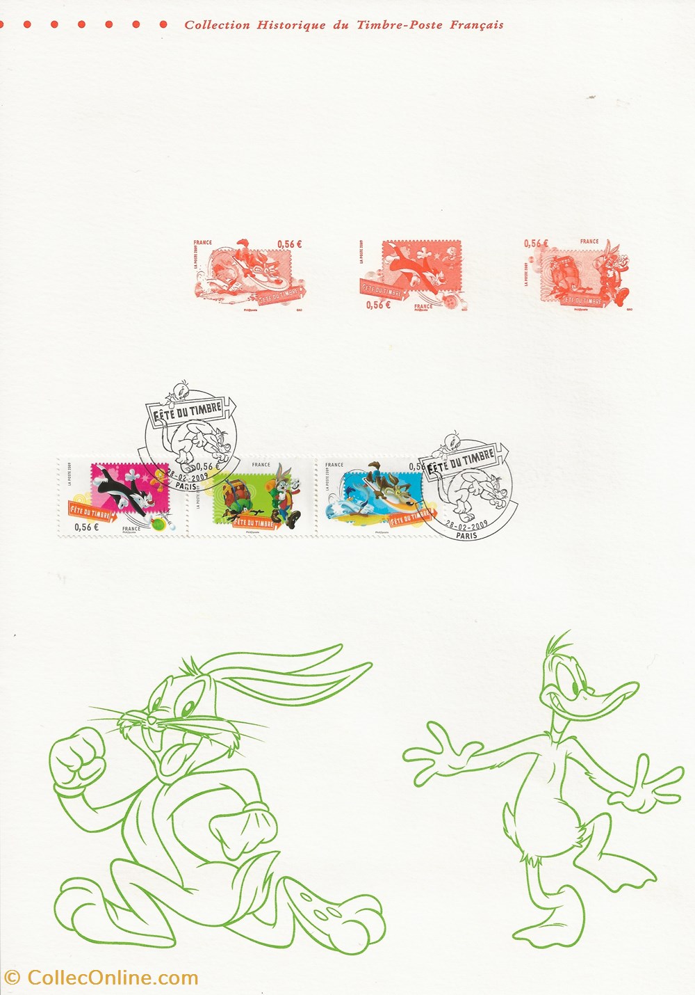 ZZ Collection historique pour la fête du timbre 2009 timbres zz collection historique pour la fete du timbre 2009