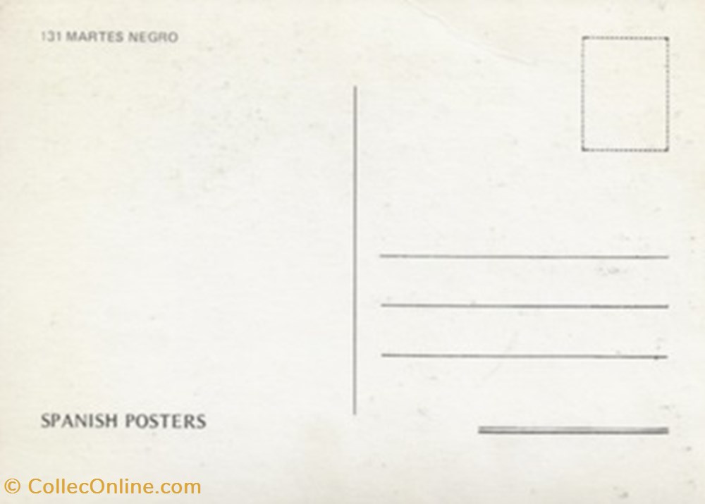 cartes postales autres martes negro