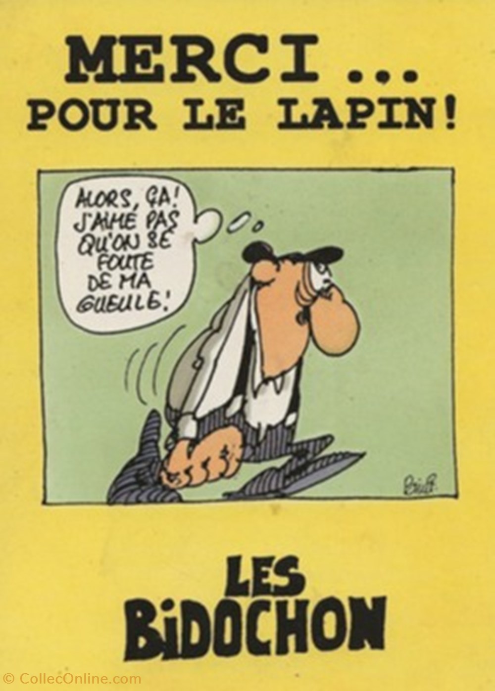 Les bidochon cartes postales bande dessinee les bidochon