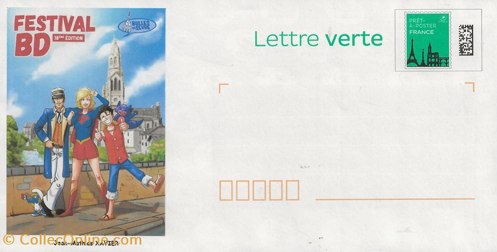 Z Prêt à Poster de Saint Laurent sur Sèvre (85) 2024 timbres z pret a poster de saint laurent sur sevre 85 2024