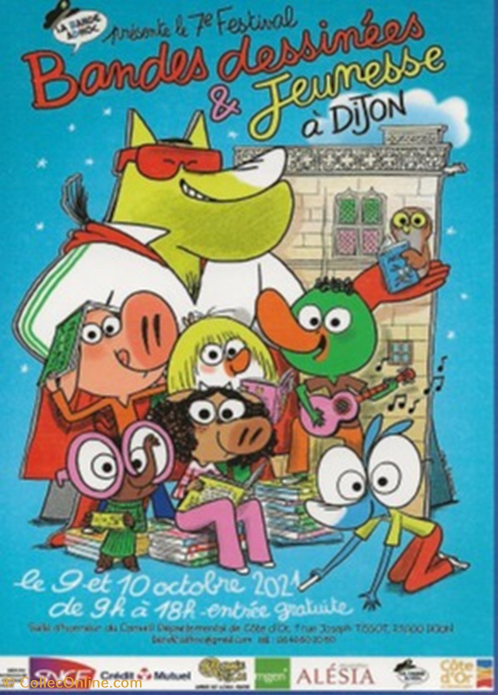 Dijon (21) 2021 cartes postales bande dessinee dijon 21 2021