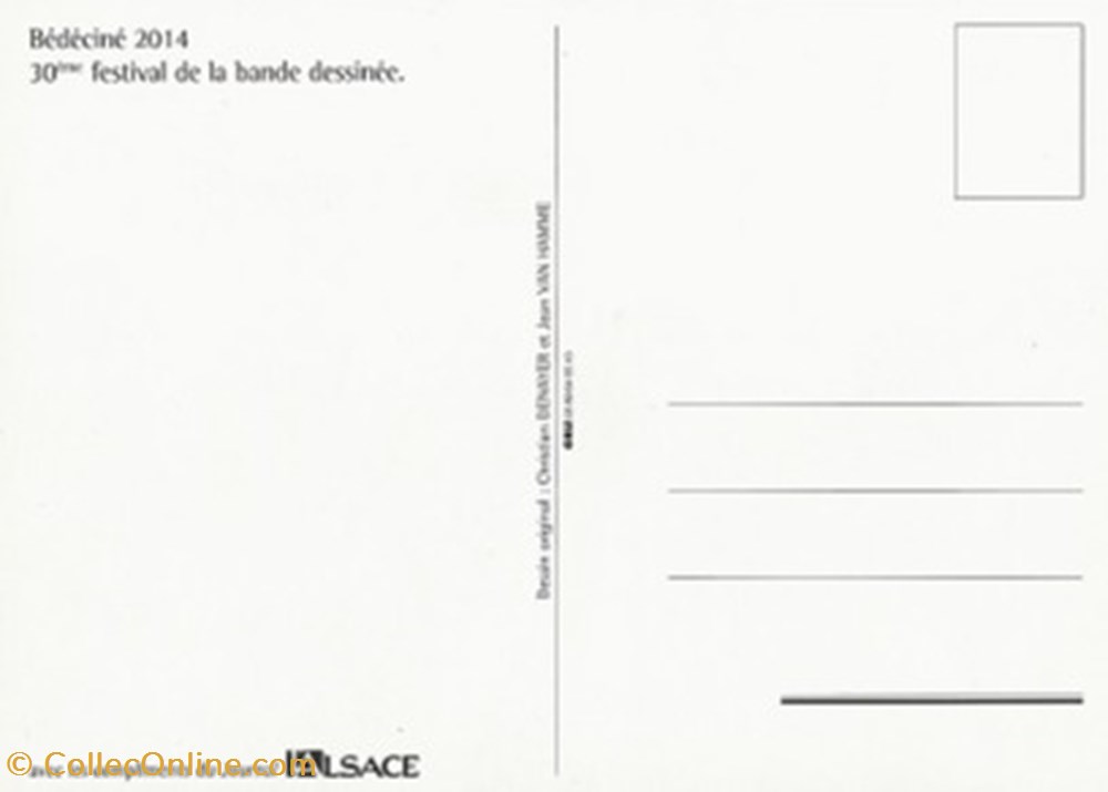 Illzach (68) 2014 cartes postales bande dessinee illzach 68 2014