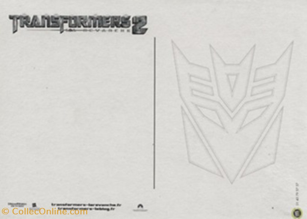 cartes postales autres transformers 2 la revanche