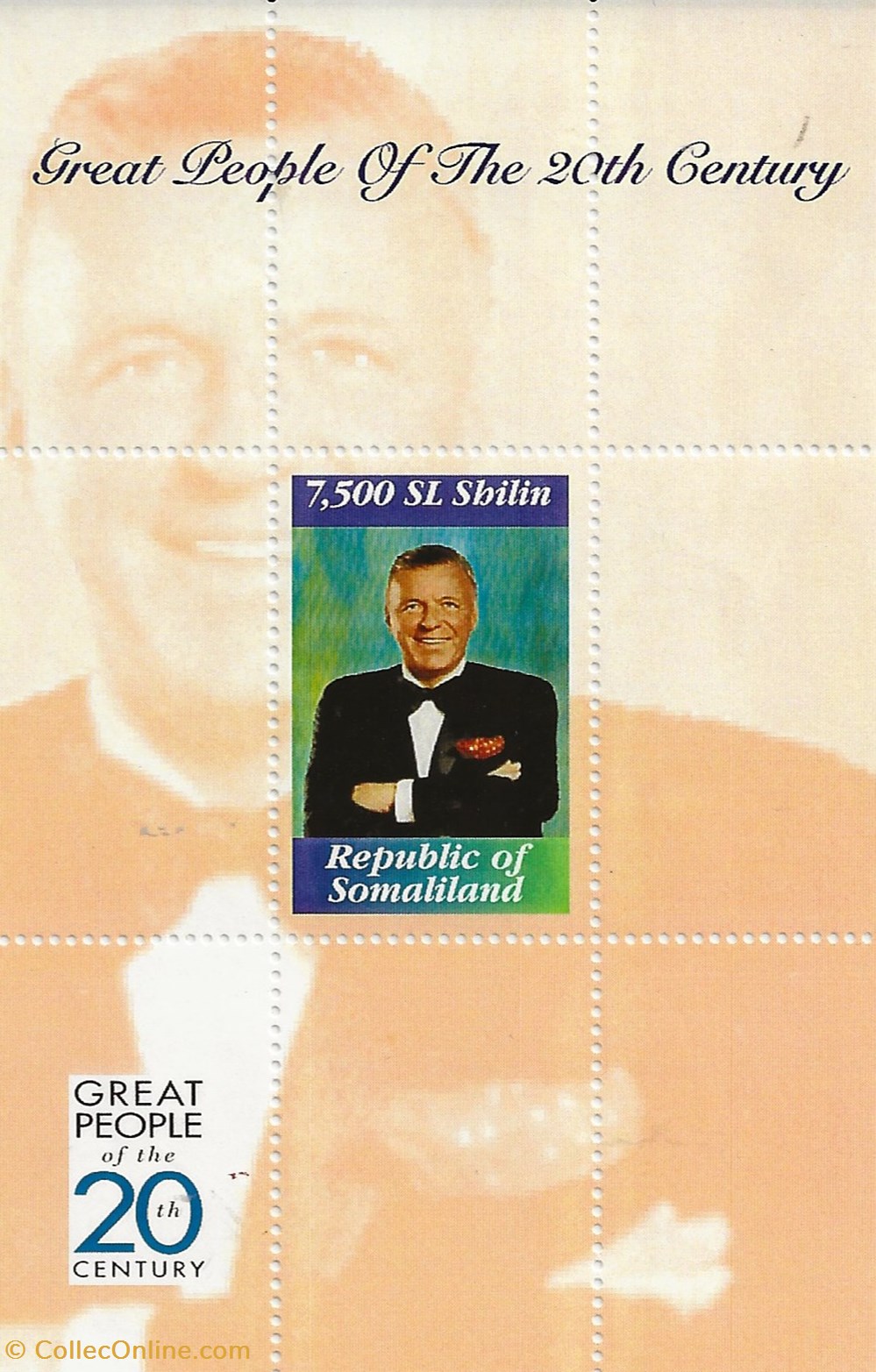 ZZZ Bloc (Somalies) 2000 Frank Sinatra timbres zzz bloc somalies 2000 frank sinatra