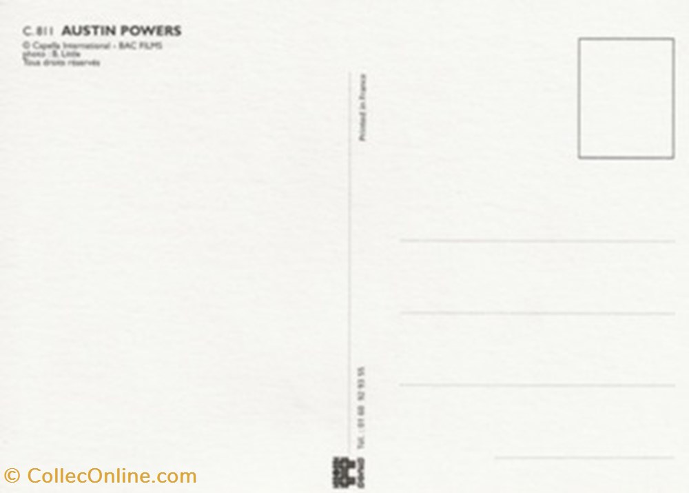 Austin Powers cartes postales autres austin powers