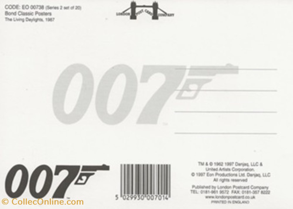 cartes postales autres the living daylights