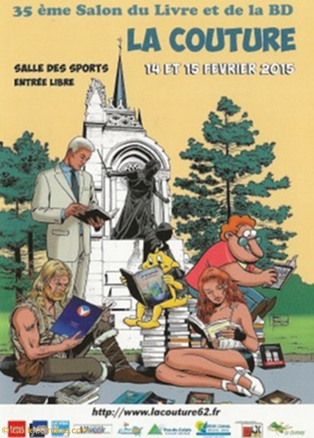 La Couture (62) 2015 cartes postales bande dessinee la couture 62 2015