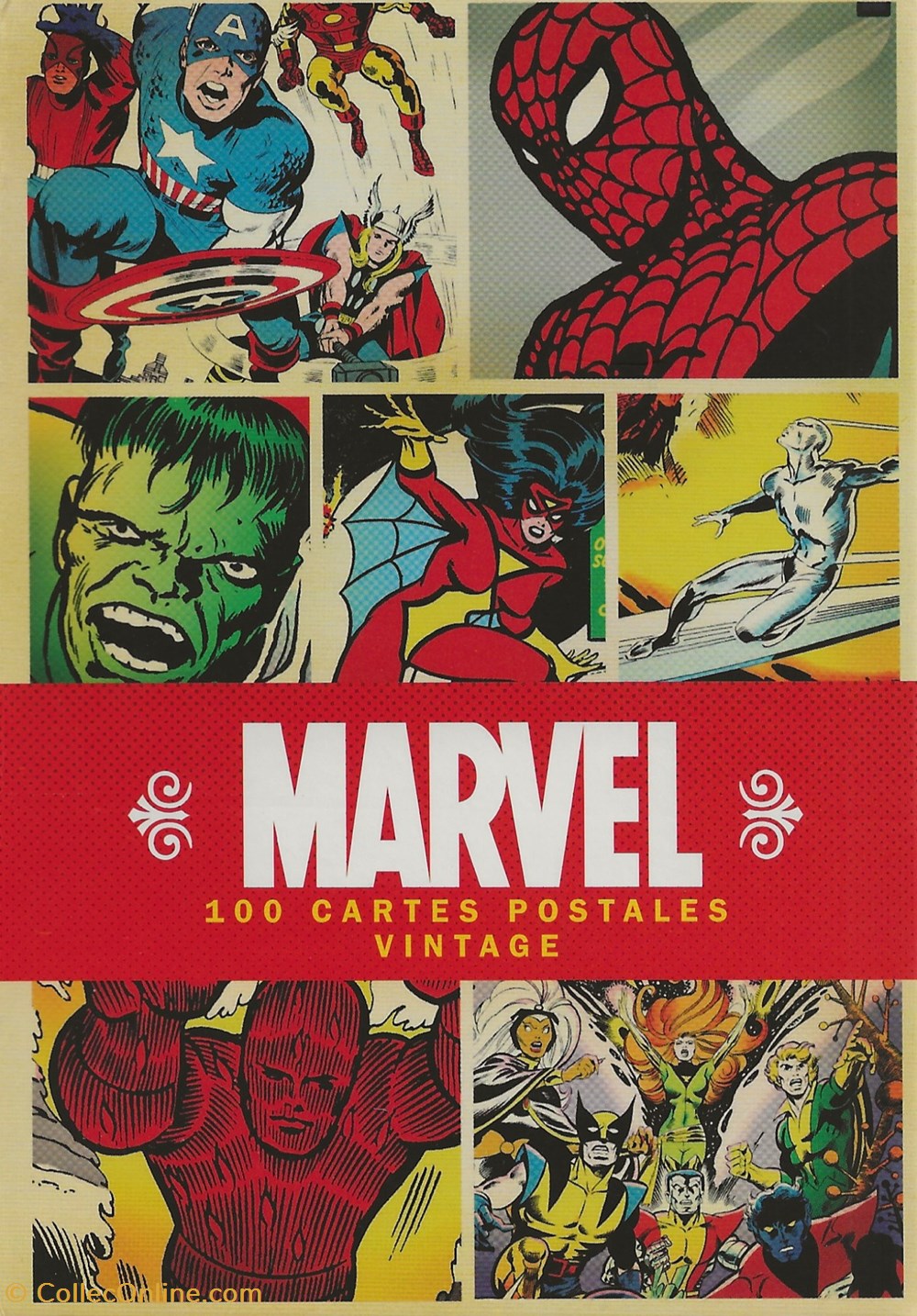 Marvel 3 cartes postales bande dessinee marvel